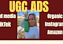 create tiktok ugc user generated content or reels video ad